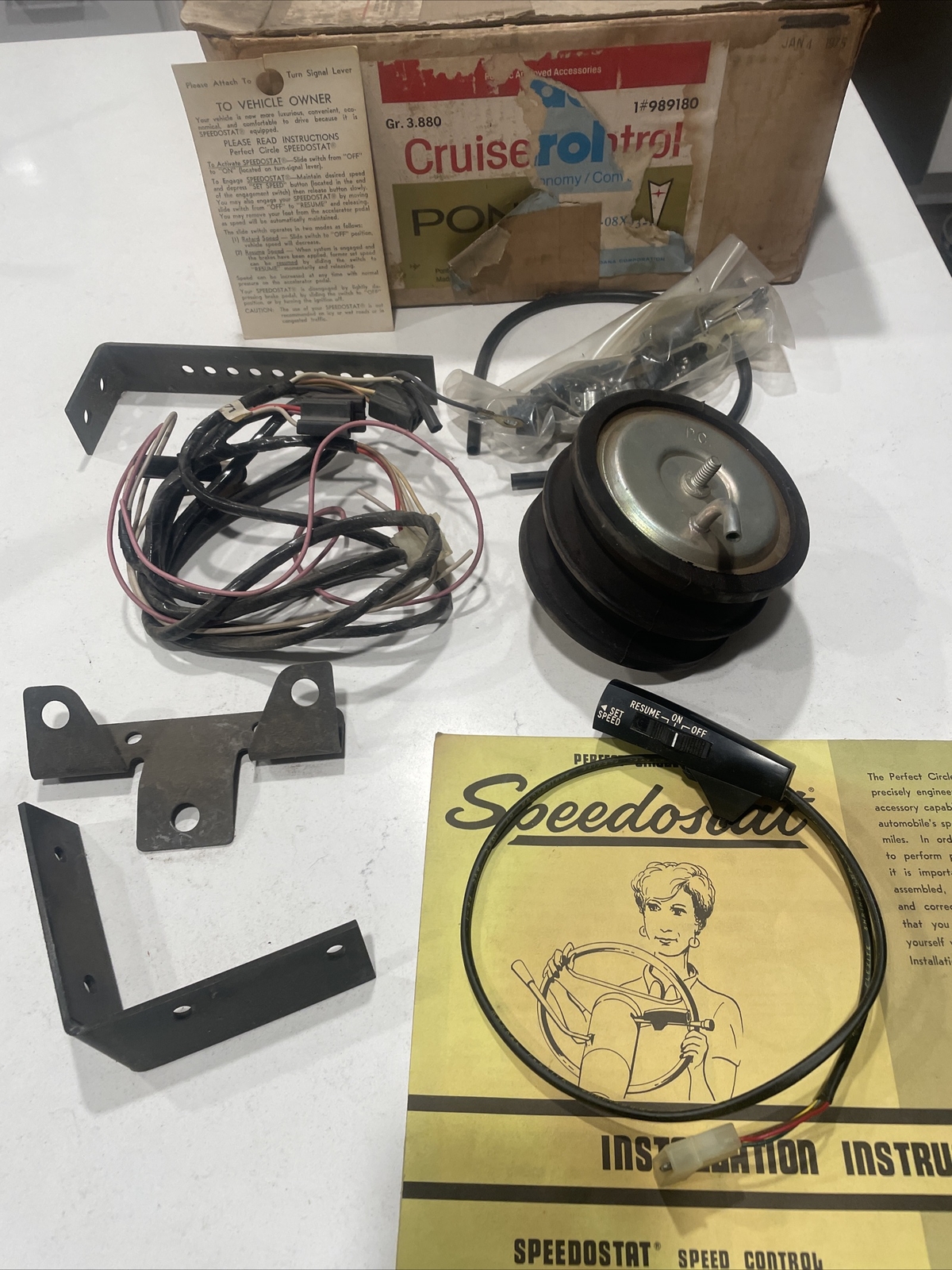 NOS GM 989180 1960’s Pontiac Cruise Control Kit Partial OEM eBay