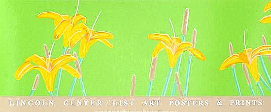 ALEX KATZ Still Life DAY LILIES Original SERIGRAPH Lincoln Center VERA LIST Ltd - Image 2 of 3