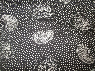 PAISLEY folk art COLORFUL FLOWERS allover Cotton quilt FABRIC U-Pick 1/2 yd BTHY