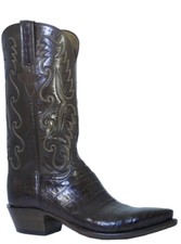 Lucchese Classic Men's Cowboy Boot E2144.54 Sienna Caiman Antique Brown
