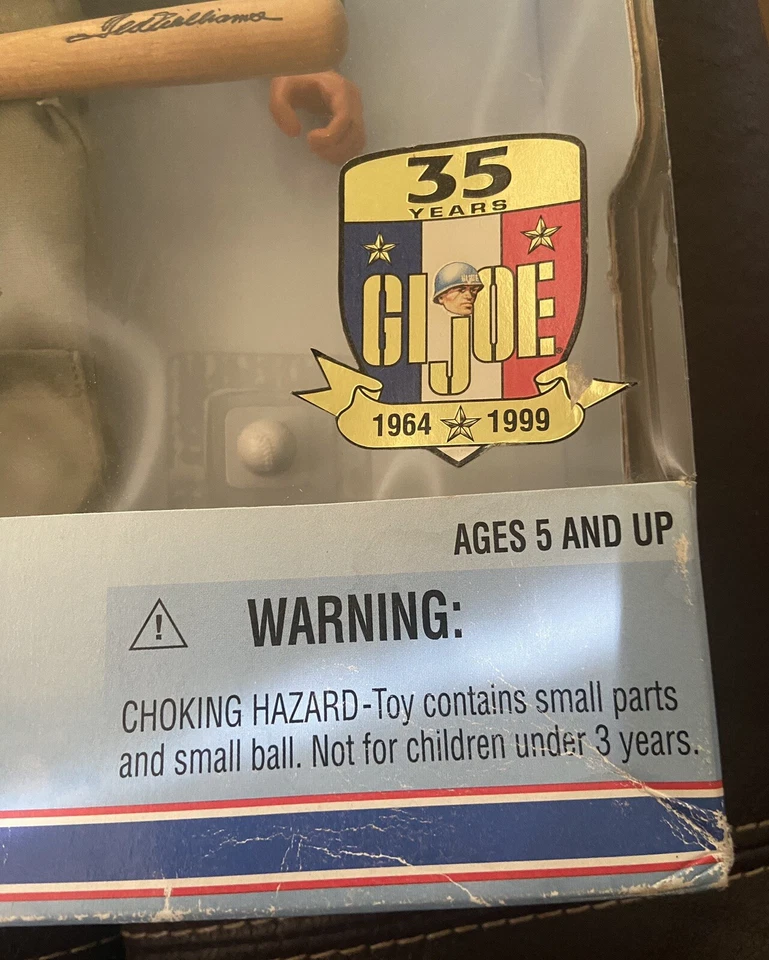 1999 Hasbro GI Joe Classic Ted Williams piloto de caça de guerra coreano - lacrado - Imagem 4 de 4