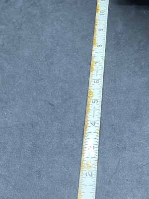 Vintage Zebco Fisherman's DE-LIAR Scale & Tape Measure Model 208