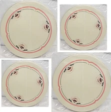 SET OF 4 STEEL STOVETOP BURNER COVERS,(2-10", 2-8") SHELL FRAME, RLD