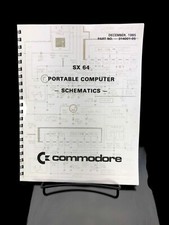 Commodore SX 64 SCHEMATICS Manual For Portable Computer COIL BOUND