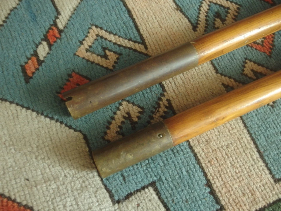 Remos de kayak plegables súper artesanales vintage Mid Century Folbot 9' Foto 2 de 4