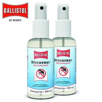 Ballistol 2X100 Ml Stichfrei® MüCkenschutz Pumpspray Gegen MüCken,Zecken,Bremsen