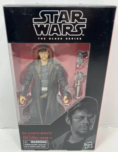 Star Wars The Last Jedi DJ Canto Bight 57 The Black Series 6 Inch Figure MISB
