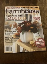 Country Sampler Farmhouse Style Magazine Autumn 2024 Embrace Fall Color
