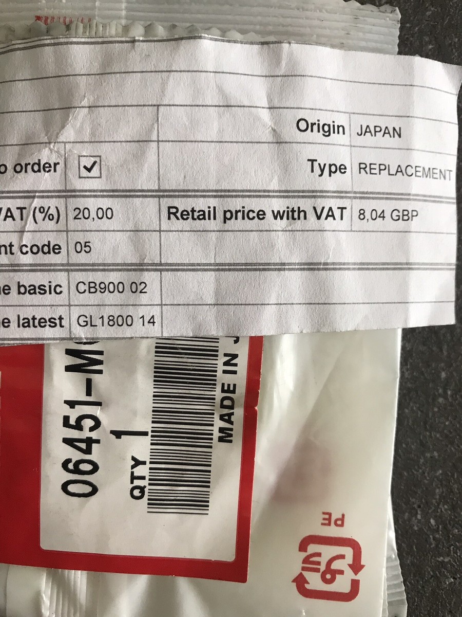 Honda (Genuine OE) 06451MCZ006 for sale online | eBay UK