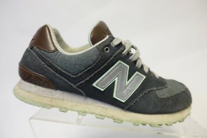 new balance 574 blue suede