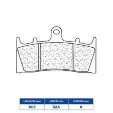 Sintered Brake Pads For Kawasaki 1200 ZRX 2001-2004
