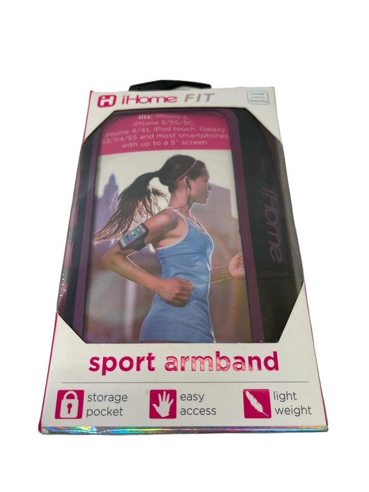 Ihome смартфон работает повязка на руку водостойкий Android Iphone-неоновый розовый - Изображение 2 из 4