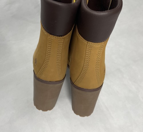 Timberland Allington 6 Inch Heel Nubuck Boots Wheat Women’s Size 8.5 - Picture 5 of 7