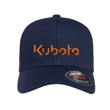KUBOTA Tractor Flexfit Hat Heavy Duty Equipment Dad's Bday Gift for Him Cap