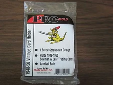 One Pro-Mold PC48 1948-1950 Bowman Baseball Trading Card 1-Screw Holder
