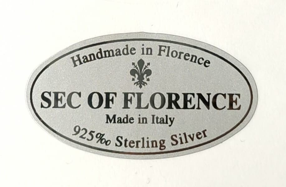 SEC OF FLORENCE Massiver Sterling Silber 925 Fotorahmen – Bilderrahmen 13x18 Cm SEC OF FLORENCE Massiver Sterling Silber 925 Fotorahmen – Bilderrahmen 13x18 Cm