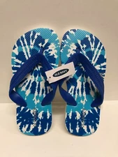 OLD NAVY Unisex  flip flop blue sandals size US 10-11