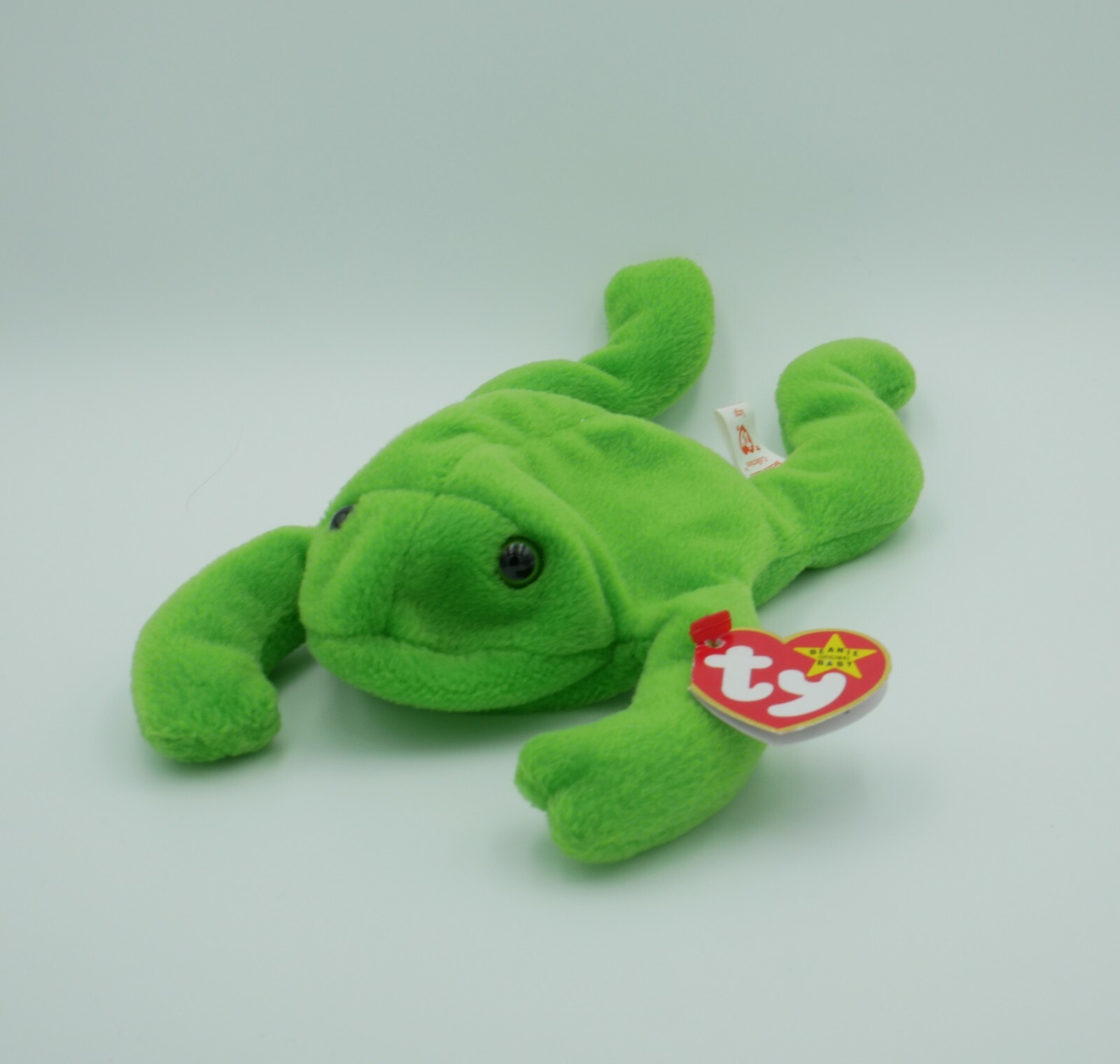 PIERNAS "AUTÉNTICAS" Ty Beanie Baby Frog "1 de las 9 originales" con ERRORES "PRECIO NUEVO"