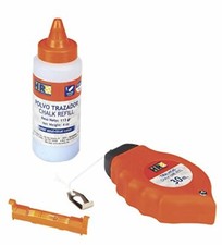 Hr 170130 Set 3 Tiralinee + polvere + Livella, 0 V, Set di 3 pezzi (A5K)