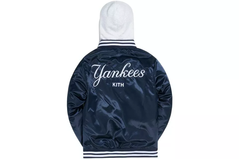 Kith For M.L.B New York Yankees Gorman Varsity Jacket Navy Size Small