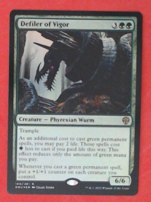 MTG Bling - Foil - Defiler of Vigor - Dominaria United -E33