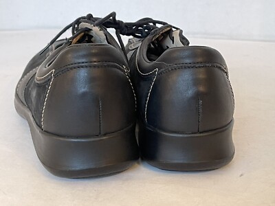 Finn Comfort Black Lace Up Walking Shoes US Sz 4C 43116028 Made in