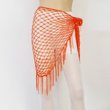 Belly Dance Hip Scarf Dancing Mesh Sequins Women Waist Chain Skirt Belt Wrap