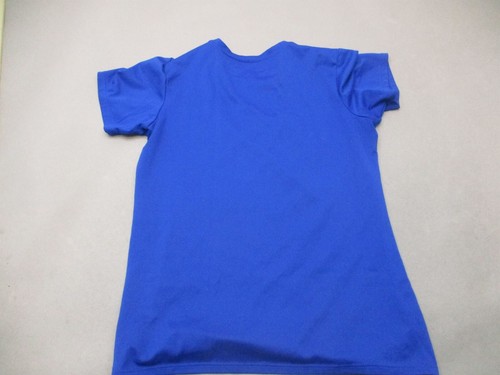 Under Armour Size XL Kids Unisex Blue Stretch Short Sleeve Athletic T-Shirt 958 - Picture 7 of 8