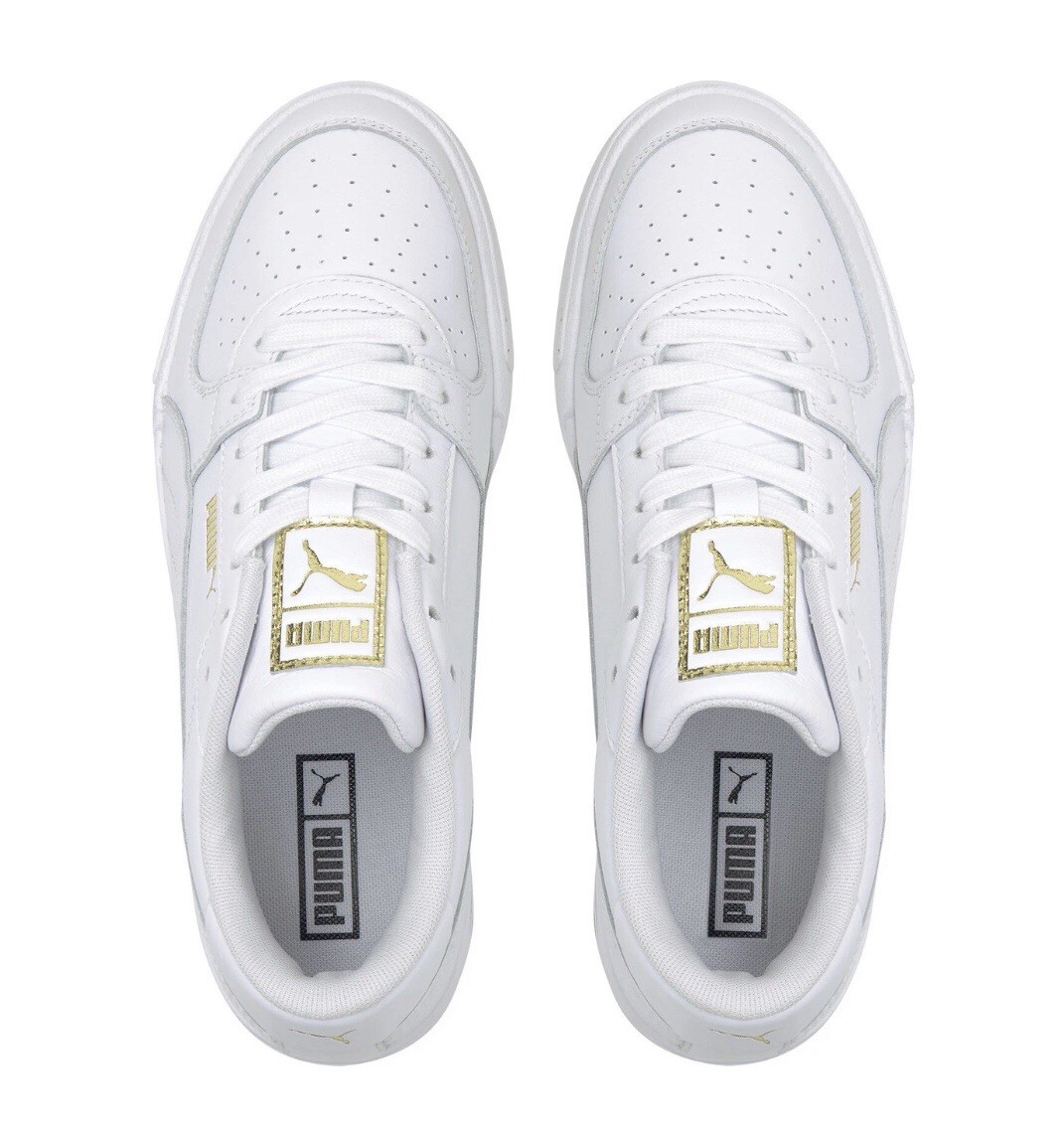 PUMA CA Pro Classic Lace Up  Mens Size 9 White Sneakers Casual Shoe 38019001 NEW