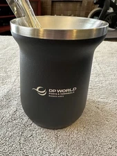 Argentina Yerba Mate Cup/Tea Gourd Stainless Steel Bombilla Straw Set Kit READ