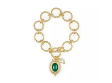 Patricia Nash Jade Museum Toggle Bracelet