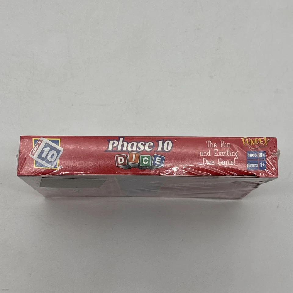 Phase 10 Dice Game Fundex 2001 Vintage 100% Complete Unused Sealed - Image 3 of 4
