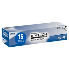 Kimtech Science Kimwipes Disposable Task Wipers 14-7/10 x 16-3/5" 34721 90 Ct