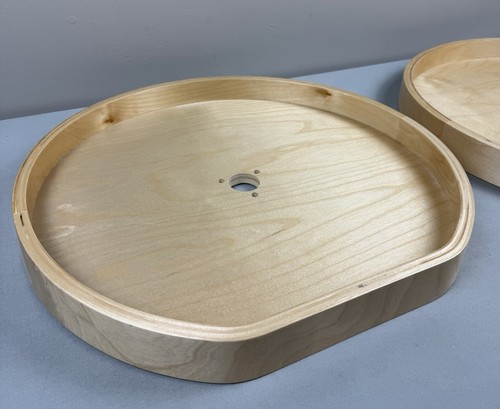 Rev-A-Shelf LD-4BW-262-20-1 Lazy Daisy gebändertes Holz doppelt 2 Ebenen - Ahorn - Bild 4 von 6