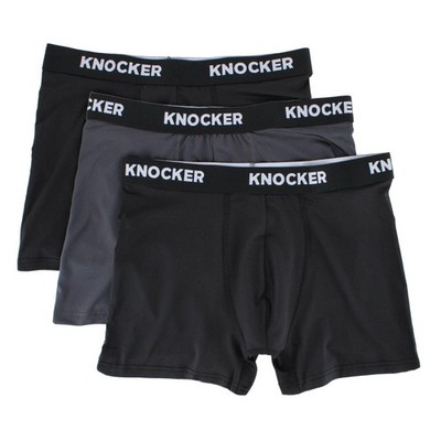 Knocker Men's Performance Boxer Briefs (3 Pack)