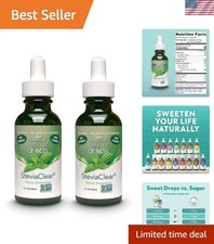 Pack of 2 SweetLeaf Stevia Drops - Natural Flavor, Gluten Free, Zero Calories