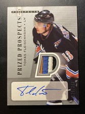 2004-05 Fleer Hot Prospects Prized Prospects Tomas Fleischmann RC Auto /349