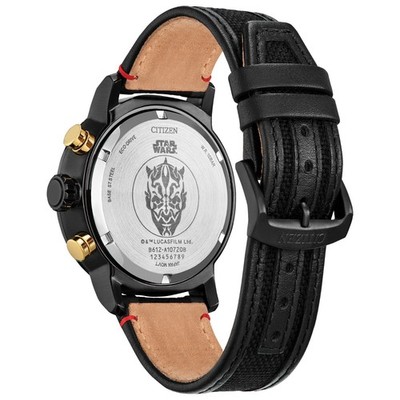 Citizen Men's Darth Maul Chronograph Date Eco-Drive Black Watch