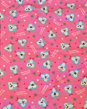 Flannel Fabric Owl Who s Sleepy Vintage JoAnn Fabric 3.5 Yards 42 wide