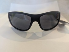 Foster Grant Advanced Comfort Black w Green Sunglasses 100 UVA/UVB