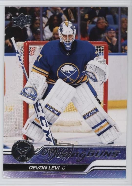 2023-24 Upper Deck Series 1 Young Guns Devon Levi #237 g5i