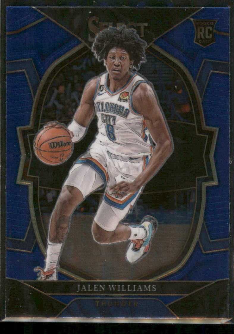 2022-23 Panini Select #90 Jalen Williams Blue Prizms