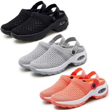 Mesh Orthopedic Clogs Arch Support Garden Shoes Outdoor Slippers Soft for Women