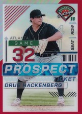 2024 Panini Prospect Edition #184 Drue Hackenberg Red Holo 162/199
