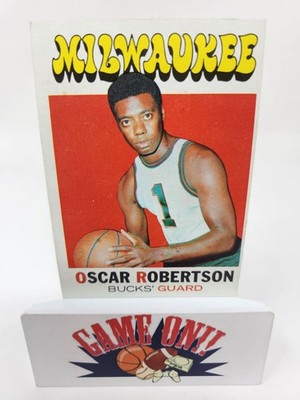 1971-72 Topps #1 Oscar Robertson Milwaukee Poor Paper Loss BUF