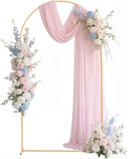VEVOR Arch Backdrop Stand, 7.2 x 4 ft, Stable Structure, Easy Assembly, 1 Set