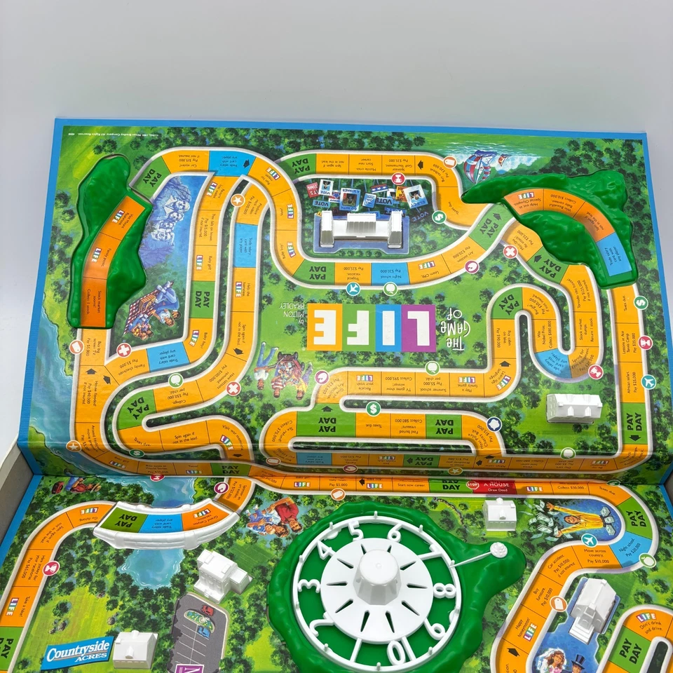 DE COLECCIÓN El Juego de la Vida 1991 Milton Bradley COMPLETO Clásico Familia Niños Foto 4 de 4