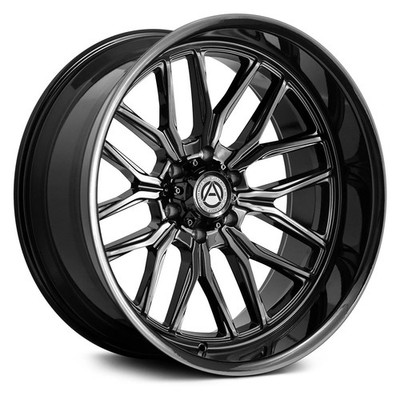 Artem Off-Road KOSMOS Wheels 24x12 (-44, 8x165.1, 125.2) Black Rims Set of 4
