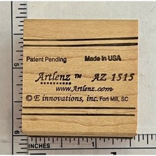 Artlenz Wood Mounted Rubber Stamp Block Blank Mount Scrapbooking Crafting