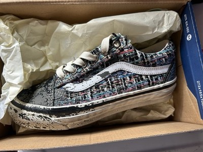 VANS LX Old Skool Black Gray Multicolor Low Top Sneaker VN000D9VDE2